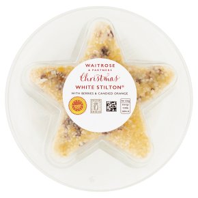 Waitrose Christmas White Stilton with Berries & Orange