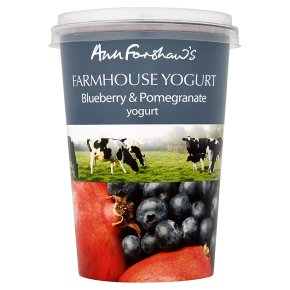 Anne Forshaw's farmhouse yogurt bluberry