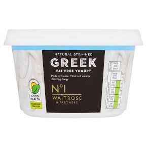 No.1 Fat Free Natural Strained Greek Yogurt