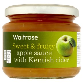 Waitrose apple sauce with Kentish cider