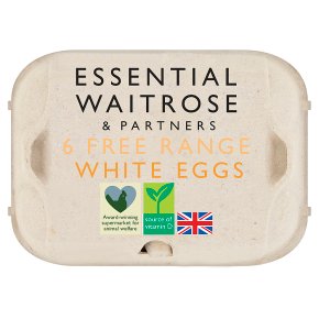 essential Waitrose Free Range White Eggs