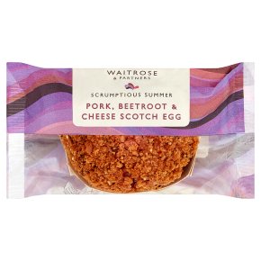 Waitrose Pork & Beetroot Scotch Egg
