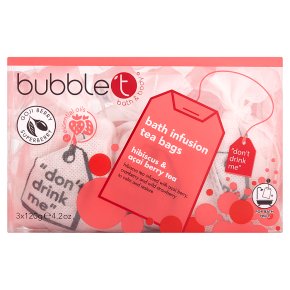 Bubble T Hibiscus Bath Tea Bags