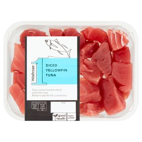 Waitrose 1 diced yellowfin tuna