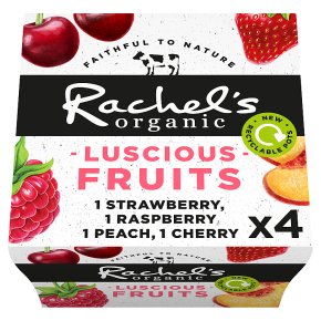 Rachel's luscious fruits cherry & strawberry