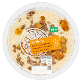 Waitrose World Deli Lemon Houmous with Spiced Apricot