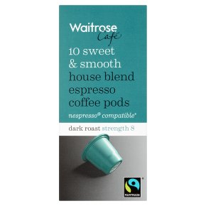 Waitrose Espresso Coffee Pods House Blend