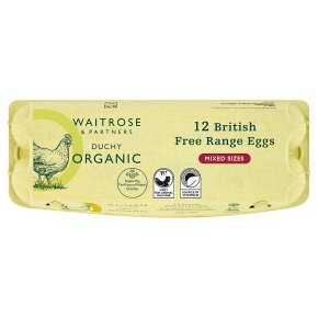 Waitrose Duchy Organic free range eggs