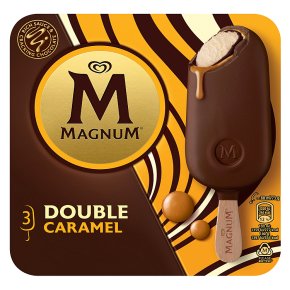 Magnum 3 Double Caramel Ice Creams