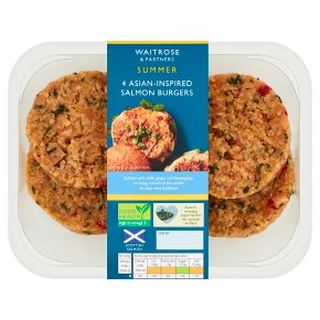 Waitrose 4 Thai Salmon Burgers