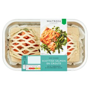 Easy To Cook Salmon en Croutes with Watercress