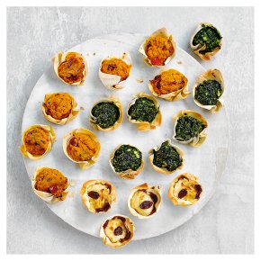 Vegetarian Filo Tartlets
