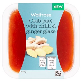 Waitrose Crab Pâté Chilli & Ginger Glaze