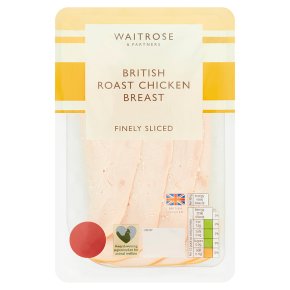 Waitrose British wafer thin roast chicken breast