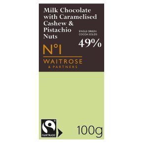 No.1 Milk Chocolate with Hazelnut, Cashew & Pistachio