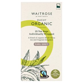 Waitrose Duchy Organic earl grey tea, 25 bags