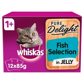 Whiskas 1+ Pure Delight Fish Selection in Jelly