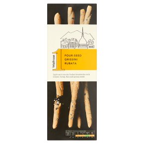 Waitrose 1 Four-Seed Grissini Rubata