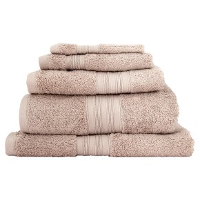 Waitrose Egyptian cotton hand towel flint