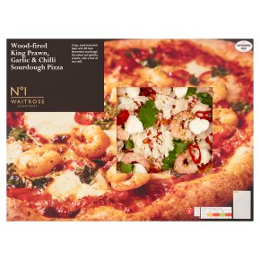 No.1 King Prawn, Garlic & Chilli Sourdough Pizza