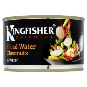 Kingfisher Oriental canned sliced water chestnuts in water