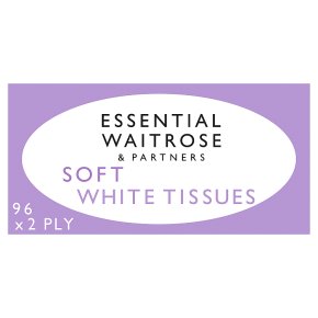 essential Waitrose soft white tissues