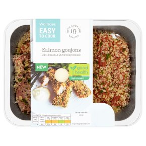 Easy To Cook Salmon Goujons with Lemon & Garlic