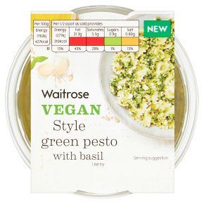 Waitrose Vegan Style Green Pesto