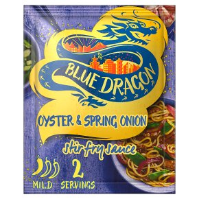 Blue Dragon sauce oyster spring onion