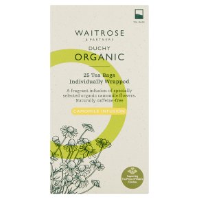Waitrose Duchy Organic camomile infusion tea, 25 bags