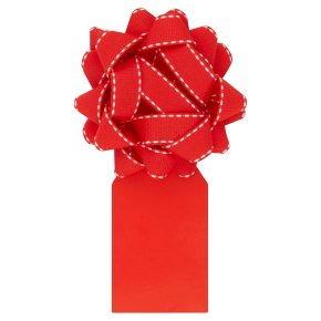 Waitrose Red Bow & Tag
