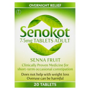 Senokot 20 senna tablets