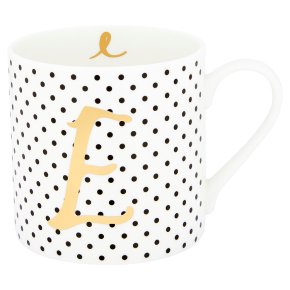 Waitrose 'E' Bone China Mug