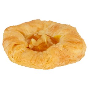Apricot & Almond Danish topped with Flaked Almonds
