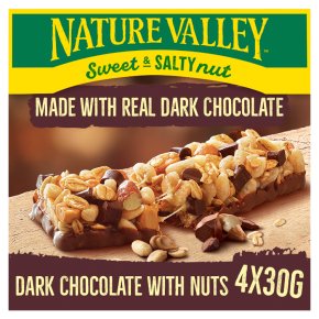 Nature Valley Sweet and Salty Nut Dark Chocolate, Peanut & Almond Cereal Bars