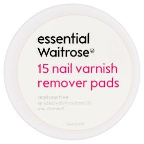 essential Waitrose Varnish Remover Pads