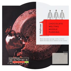Waitrose 1 Chocolate Melting Middle Pudding