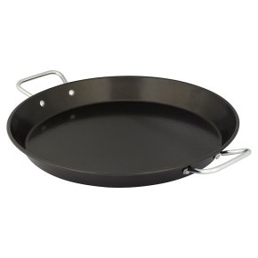 Waitrose Cooking 38cm carbon steel paella pan