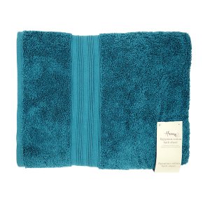 Waitrose Home Egyptian Cotton Bath Sheet Peacock