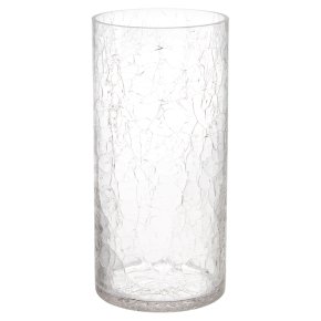Waitrose Crackle Cylinder Vase