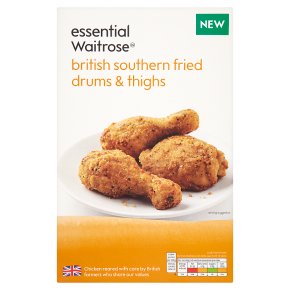 essential Waitrose British southern fried drum & thighs