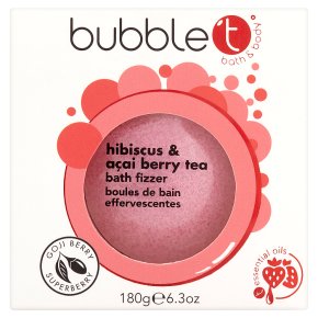 Bubble T Hibiscus Bath Fizzer