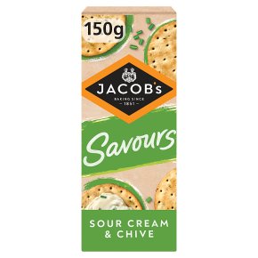Jacob's Savours Sour Cream & Chive Thins