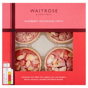 Waitrose 4 Raspberry Macaroon Tarts