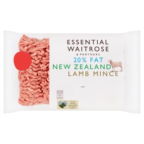 Waitrose essential New Zealand lamb mince