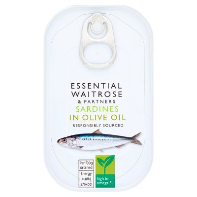 essential Waitrose Sardines in Olive Oil