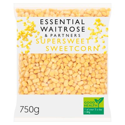 Essential Waitrose supersweet sweetcorn